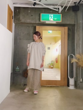 「今日のコーデ」｜「アイテム（パンツ、シルバー系）」を使った、miyuwadaさん（レディース・158cm）の秋コーディネート