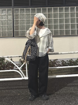 「アイテム（スマホグッズ、ベージュ系）」を使った、ａｏｉさん（レディース・156cm）の秋コーディネート