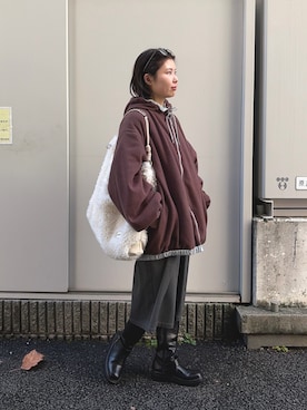 「CIAOPANIC TYPY（チャオパニックティピー）のアイテム（ブルゾン）」を使った、ａｏｉさん（レディース・156cm）の秋コーディネート