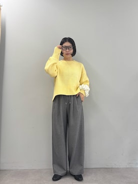 「アイテム（シュシュ）」を使った、ａｏｉさん（レディース・156cm）の秋コーディネート