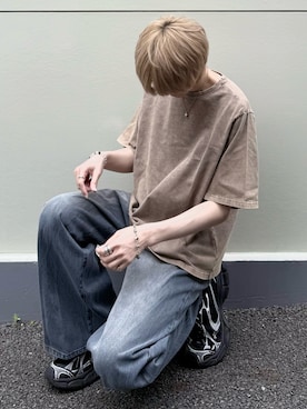 「LILL（リル）のアイテム」を使った、taiさん（メンズ・179cm）の春コーディネート