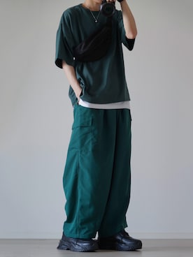 「JUNRED（ジュンレッド）のアイテム（バッグ）」を使った、taiさん（メンズ・179cm）の春コーディネート