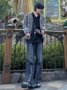 「アイテム（シャツ/ブラウス）」を使った、taiさん（メンズ・179cm）の秋コーディネート