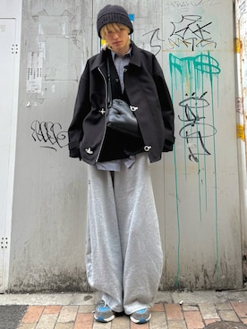 「LILL（リル）のアイテム」を使った、taiさん（メンズ・179cm）の冬コーディネート