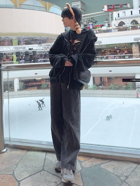 「アイテム（パーカー）」を使った、taiさん（メンズ・179cm・20代）の秋コーディネート