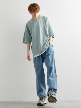 「JUNRED（ジュンレッド）のアイテム（パンツ）」を使った、taiさん（メンズ・179cm）の春コーディネート