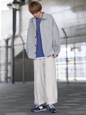 「JUNRED（ジュンレッド）のアイテム（パンツ）」を使った、taiさん（メンズ・179cm）の春コーディネート