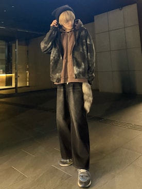 「MSG（エムエスジー）のアイテム」を使った、taiさん（メンズ・179cm）の冬コーディネート