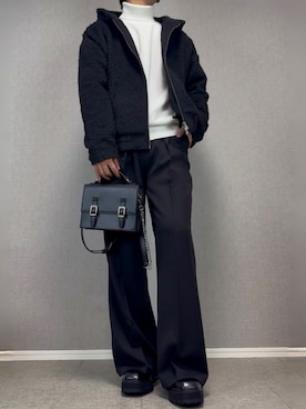 「アイテム（タンクトップ）」を使った、taiさん（メンズ・179cm）の冬コーディネート