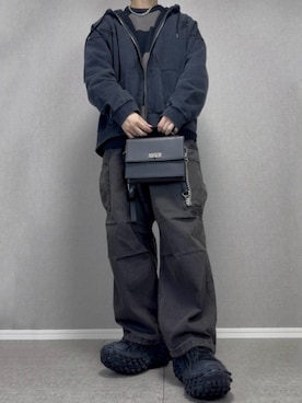 「アイテム（タンクトップ）」を使った、taiさん（メンズ・179cm）の秋コーディネート