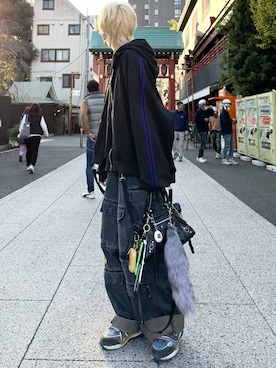 「アイテム（ブルゾン）」を使った、taiさん（メンズ・179cm）の秋コーディネート