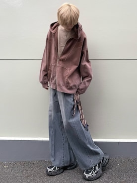 「LILL（リル）のアイテム」を使った、taiさん（メンズ・179cm）の春コーディネート