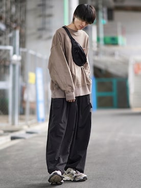 「JUNRED（ジュンレッド）のアイテム（バッグ）」を使った、taiさん（メンズ・179cm）の春コーディネート