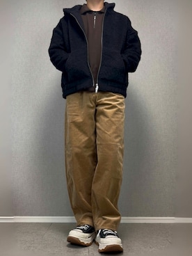 「アイテム（タンクトップ）」を使った、taiさん（メンズ・179cm）の冬コーディネート