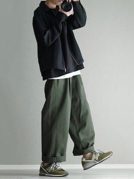「JUNRED（ジュンレッド）のアイテム（デニムパンツ）」を使った、taiさん（メンズ・179cm）の春コーディネート