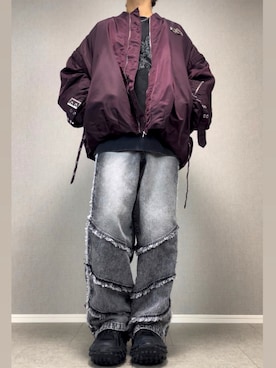 「ERAR（エラー）のアイテム」を使った、taiさん（メンズ・179cm）の冬コーディネート