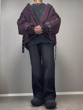 「アイテム（リング）」を使った、taiさん（メンズ・179cm）の秋コーディネート