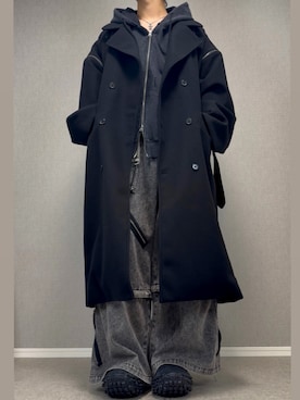 「LILL（リル）のアイテム」を使った、taiさん（メンズ・179cm）の冬コーディネート