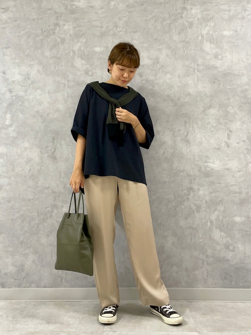 パンツ サテンイージーパンツ レディース