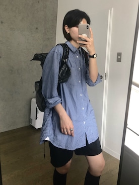 「and wander（アンドワンダー）のアイテム」を使った、タケさん（レディース・165cm）の秋コーディネート