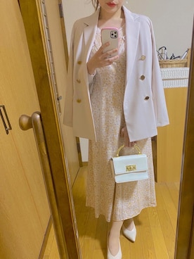 「スナイデル」｜「アイテム（ジャケット/アウター）」を使った、Yoshie Fujiuさん（レディース・155cm）の夏コーディネート