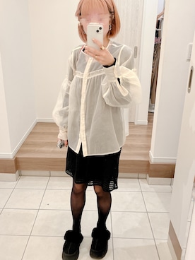 「NOMINE（ノミネ）のアイテム」を使った、BoOooさん（レディース・153cm）の春コーディネート