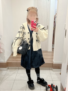 「ADAM ET ROPE'（アダムエロペ）のアイテム（ジャケット/アウター）」を使った、BoOooさん（レディース・153cm）の春コーディネート