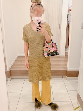 「Ameri（アメリ）のアイテム」を使った、BoOooさん（レディース・153cm）の夏コーディネート