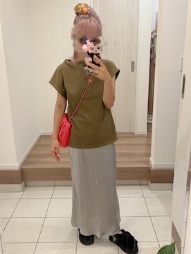 「Who'sWho（フーズフー）のアイテム」を使った、BoOooさん（レディース・153cm）の夏コーディネート