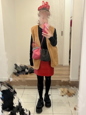 「MARC JACOBS（マークジェイコブス）のアイテム」を使った、BoOooさん（レディース・153cm）の冬コーディネート