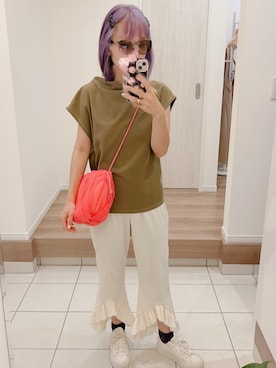 「Who'sWho（フーズフー）のアイテム」を使った、BoOooさん（レディース・153cm）の夏コーディネート