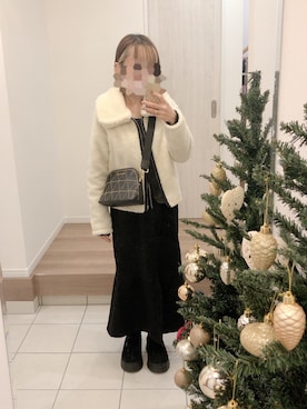 「COOMB（クーム）のアイテム」を使った、BoOooさん（レディース・153cm）の冬コーディネート