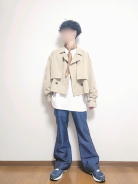 「epnok（エプノック）のアイテム（財布/小物）」を使った、たっくん63さん（メンズ・163cm）の秋コーディネート