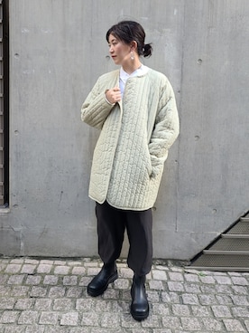 「サイドゴアブーツ」｜KANEKOさん（レディース・154cm）の秋コーディネート