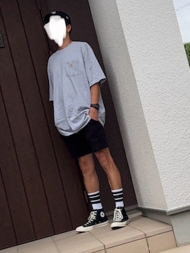 「アイテム（帽子）」を使った、マサさん（メンズ・185cm）の秋コーディネート