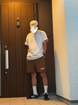 「Champion（チャンピオン）のアイテム」を使った、マサさん（メンズ・185cm）の夏コーディネート