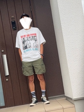 「CONVERSE ALL STAR（コンバースオールスター）のアイテム」を使った、ＣＯＮ＇Ｓさん（メンズ・185cm）の秋コーディネート