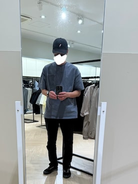 「Gramicci（グラミチ）のアイテム」を使った、ＣＯＮ＇Ｓさん（メンズ・185cm）の春コーディネート