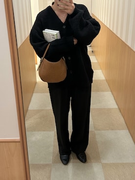 「WEGO（ウィゴー）のアイテム（カーディガン/ボレロ）」を使った、ℳ.さん（レディース・166cm）の秋コーディネート