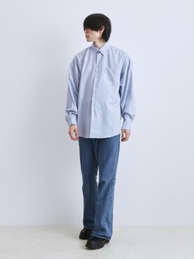 「JUNRED（ジュンレッド）のアイテム（シューズ）」を使った、れんさん（メンズ・180cm）の春コーディネート