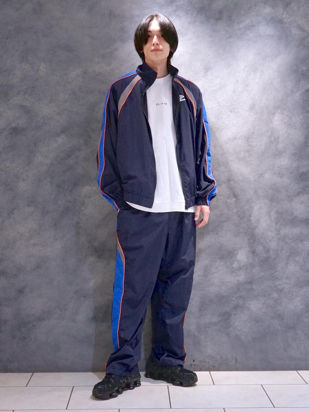 梅田サイファー ×UMBRO×JUNRED】セットアップ対応ナイロントラック