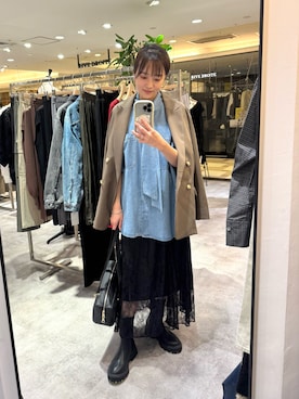 「アイテム（テーラードジャケット）」を使った、chika_shiさん（レディース・157cm・30代）の秋コーディネート