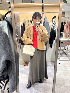 「アイテム（その他アウター）」を使った、chika_shiさん（レディース・157cm・30代）の秋コーディネート