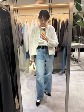 「アイテム（カーディガン/ボレロ）」を使った、chika_shiさん（レディース・157cm・30代）の秋コーディネート