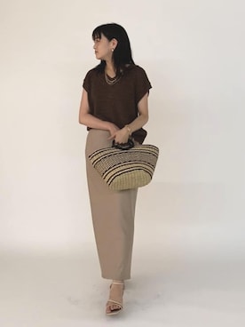 chika_shiさん（レディース・157cm）の夏コーディネート