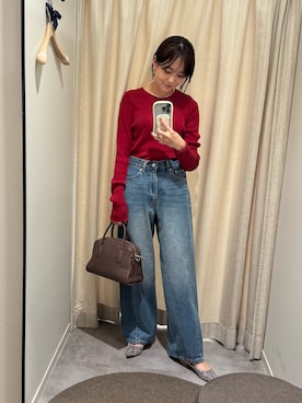 「アイテム（ニット/セーター）」を使った、chika_shiさん（レディース・157cm・30代）の夏コーディネート