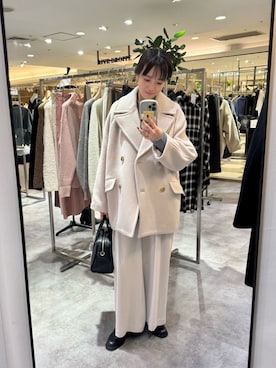 「アイテム（スラックス）」を使った、chika_shiさん（レディース・157cm・30代）の秋コーディネート