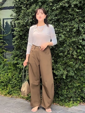 chika_shiさん（レディース・157cm）の夏コーディネート