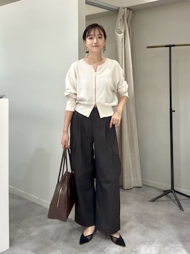 「カーゴパンツ」｜chika_shiさん（レディース・157cm・30代）の秋コーディネート