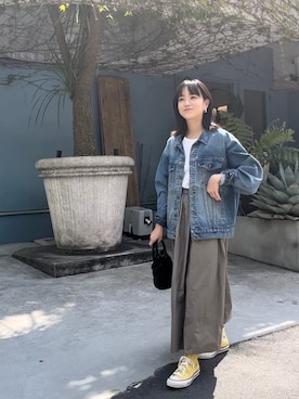 chika_shiさん（レディース・157cm）の春コーディネート